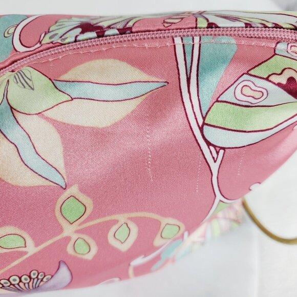 Y2K‎ Vintage Flower & Butterfly Silk Ring Handbag Clutch - Picture 11 of 12